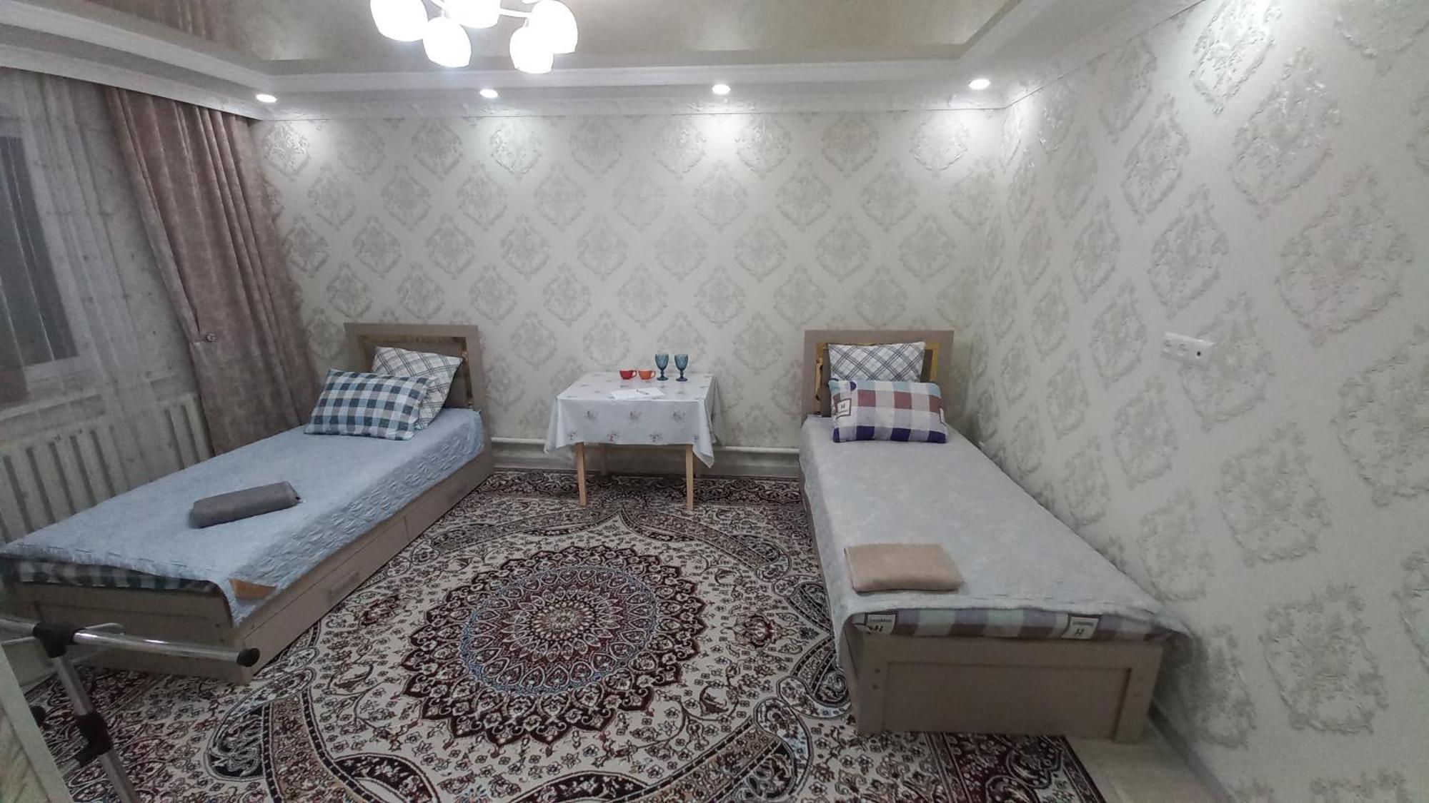 Hotel "Тихий Дом Трансфер" Biskek Szoba fotó